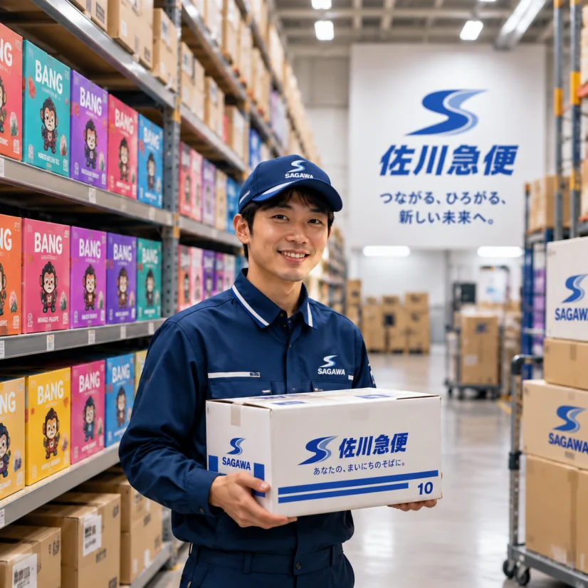 配送スタッフによるお届け