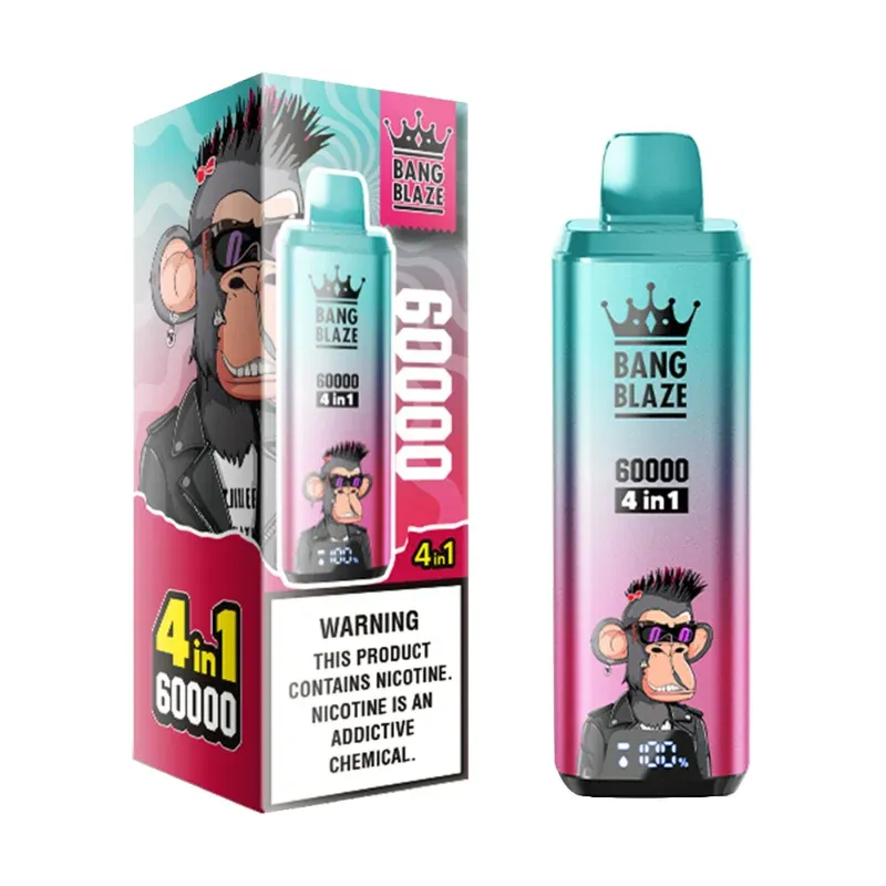 BANG Blaze 60Kシリーズ｜ストロベリーウォーターメロン・キウイパッショングアバ・マンゴーアイス・ウォーターメロンサワーピーチ（4-in-1）